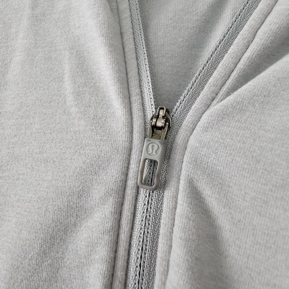 Lululemon Surge Warm Full Zip Hoodie Jacket - Heathered Sea Salt